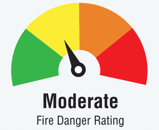 Moderate Fire Danger Rating