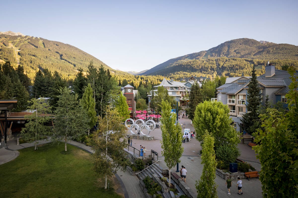 Credit: Tourism Whistler/Justa Jeskova
Description: Whistler Village Stroll, Dual Mountain