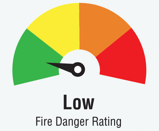 Low Fire Danger Rating