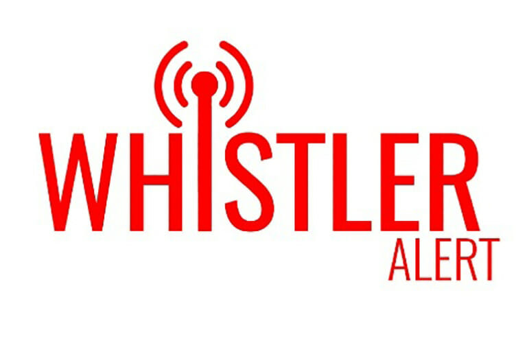 Sign up for Whistler Alert