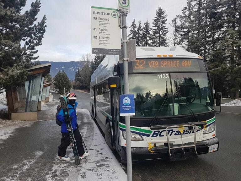 News Whistler Transit switches to late winter service levels come