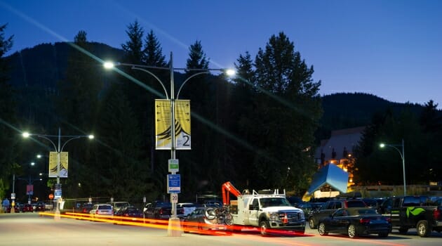 Night parking photo by Mike Crane