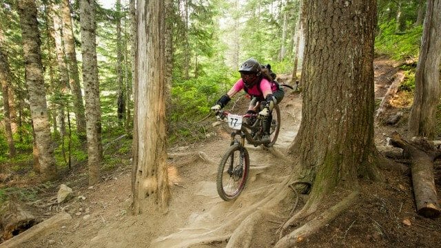 Charlie's Angel's bike race in Whistler