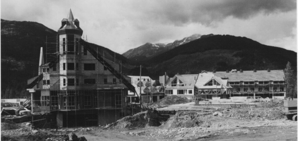 Whistler Village, 1980 Whistler, early days
