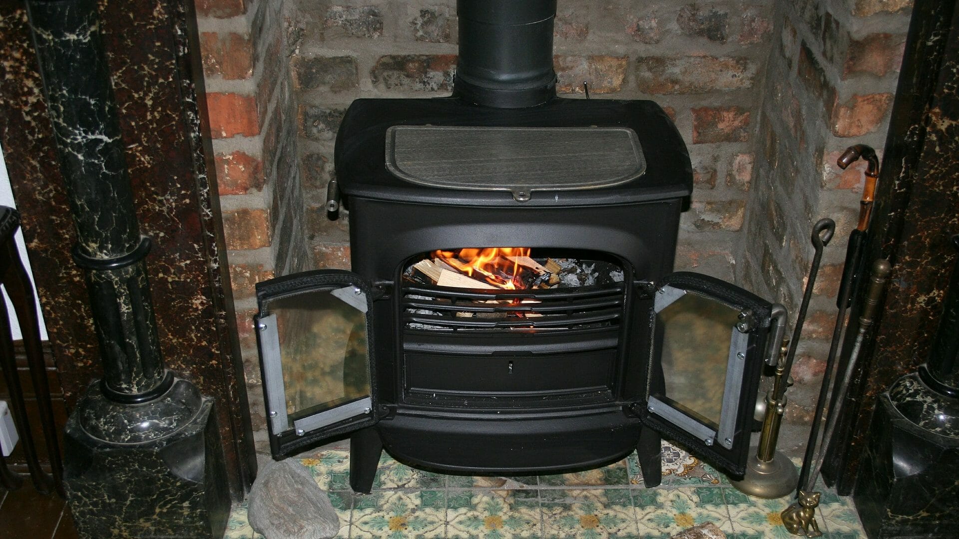 Wood stove photo