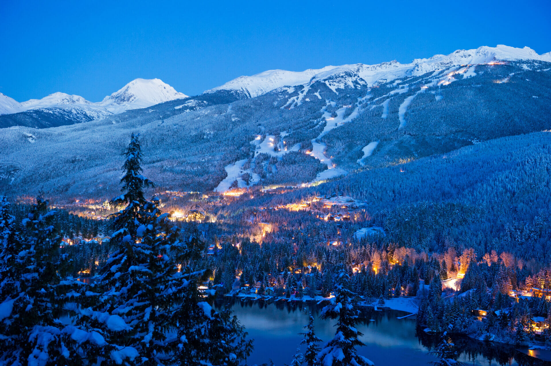 Blackcomb at dusk