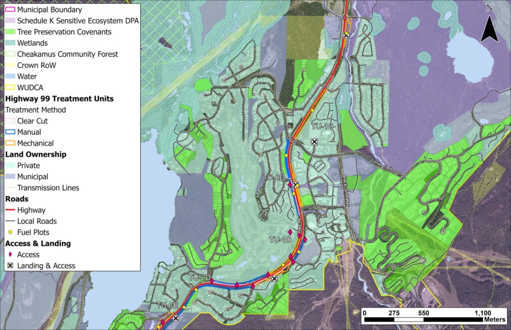 Highway 99 area close to Whistler Village and Whistler Cay