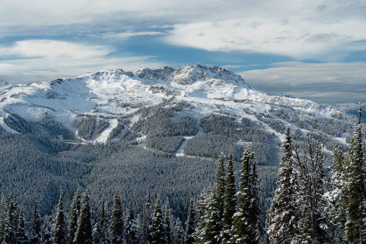 Early snow on Whistler Mountain