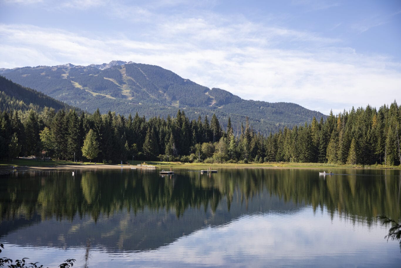 Mountain view at Lost Lake in Whistler