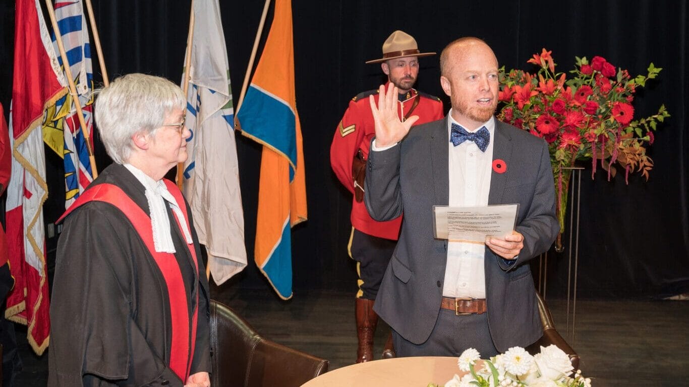 Jack Crompton is sworn in as Mayor 2022