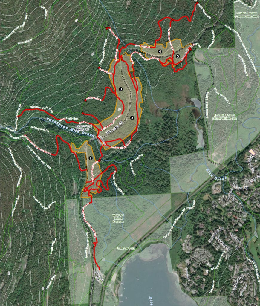 Fuel thinning work on north Alta Lake Road