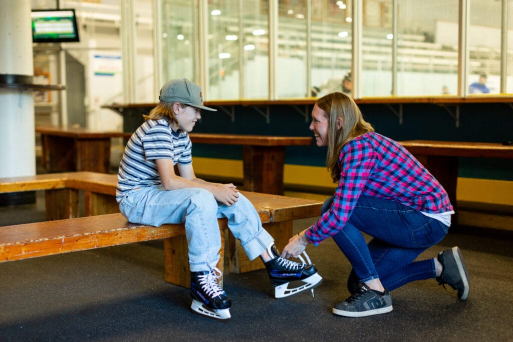 Skating at Meadows Sports Centre