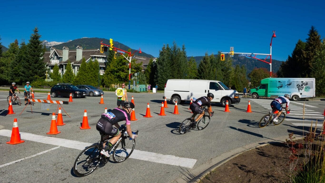 GranFondo bike race road closures