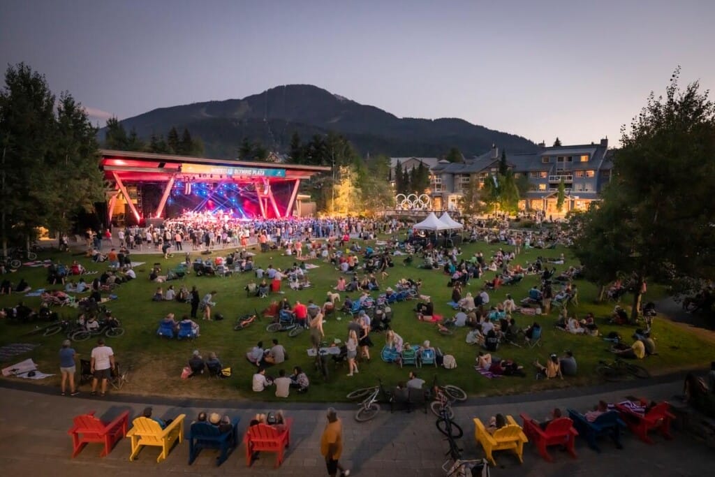 Concert at Whistler Olympic Plaza